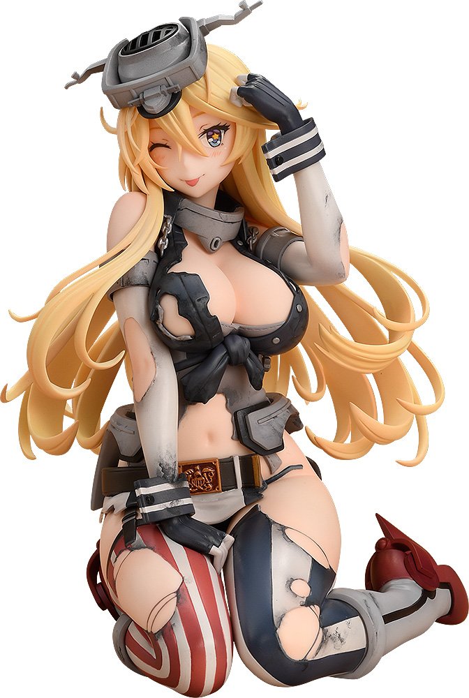 艦隊これくしょん ‐艦これ‐ Iowa[アイオワ]中破 軽兵装Ver. 1/8スケール ABS&PVC製 塗装済み完成品フィギュア, animota
