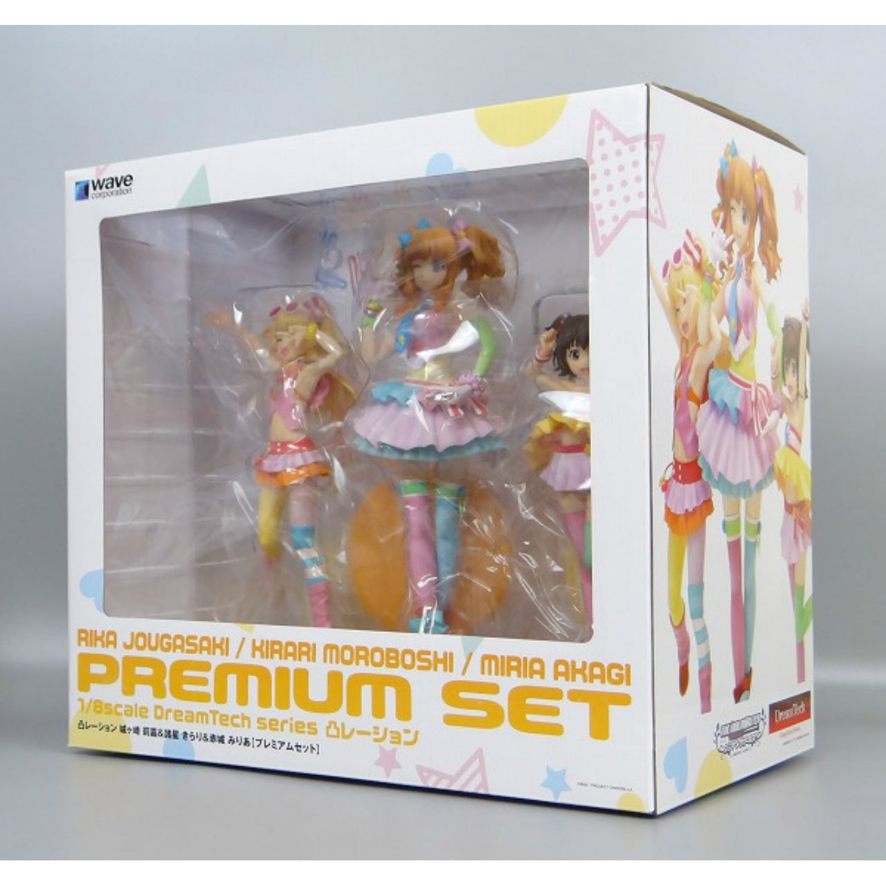 WAVE Totsu-Lation THE IDOLM@STERS Cinderella Girls Rika, Kirari and Miria Premium Set 1/8 PVC