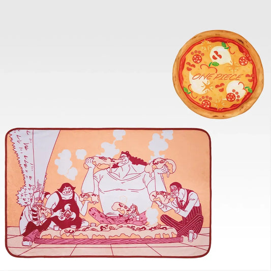 ONE PIECE - Future Island Egg Head - Burst of Energy - Blanket with Pizza Case [Ichiban-Kuji Prize F]