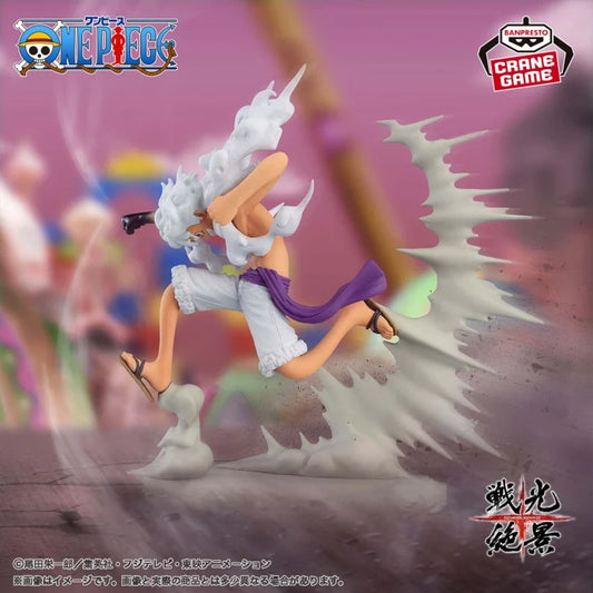ONE PIECE Spectacular Battle Scenery - MONKEY.D.LUFFY GEAR5, Action & Toy Figures, animota