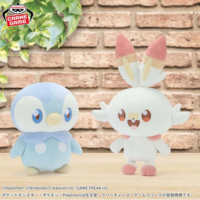 Pocket Piece Mofugutto Plush Toy Piplup