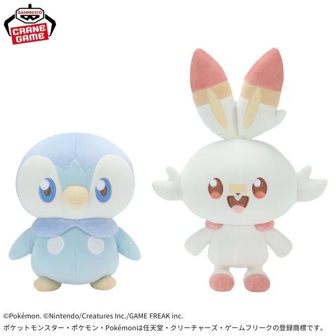 Pocket Piece Mofugutto Plush Toy Piplup