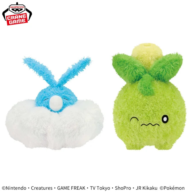 Pokémon Mofugutto Relax Time Plush Toy - Swablu & Smoliv - Swablu