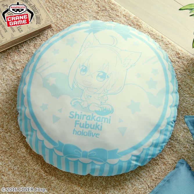 Hololive #hololive IF Petit Round Cushion - Fubuki Shirakami