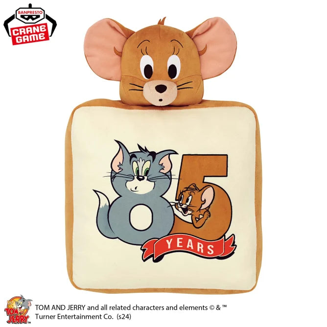 TOM AND JERRY - Meccha Mofugutto Plush Toy Happy 85th Anniversary