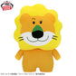 Tabekko Doubutsu THE MOVIE Wakudeka Plush Toy Cushion Rion-kun