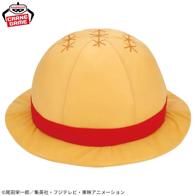 ONE PIECE Big Luffy's Hat Plush Toy, Stuffed Animals, animota