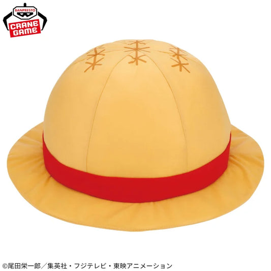 ONE PIECE Big Luffy's Hat Plush Toy, Stuffed Animals, animota