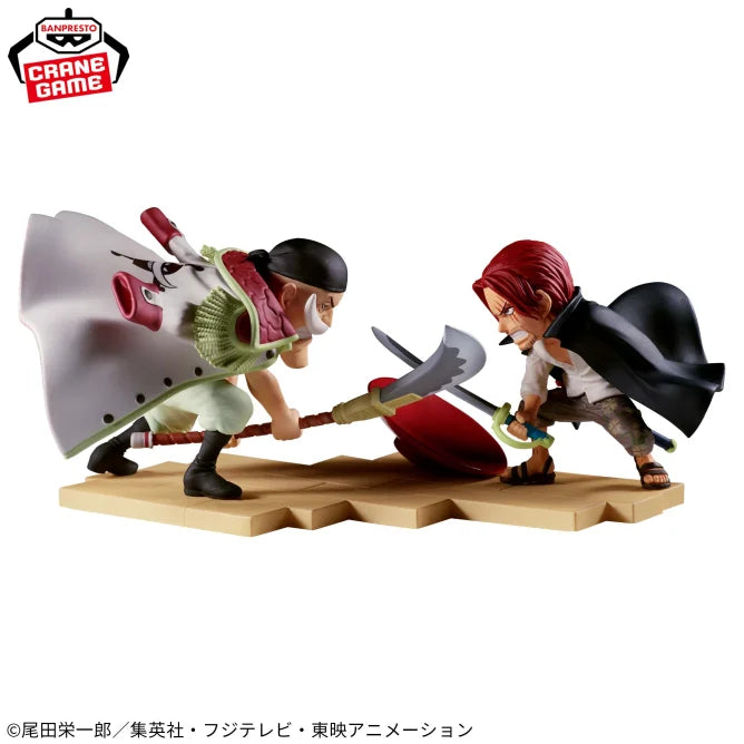 ONE PIECE World Collectable Figure Log Stories - Edward Newgate VS Shanks, Action & Toy Figures, animota