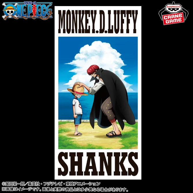 ONE PIECE Big Towel - Monkey.D.Luffy ＆ Shanks, Bath Towels, animota