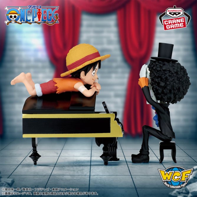 ONE PIECE World Collectable Figure Log Stories - Monkey D. Luffy & Brook "I see...!!! Is he doing well...!!!"