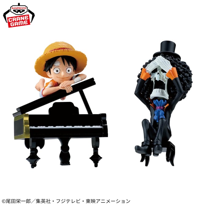 ONE PIECE World Collectable Figure Log Stories - Monkey D. Luffy & Brook "I see...!!! Is he doing well...!!!"