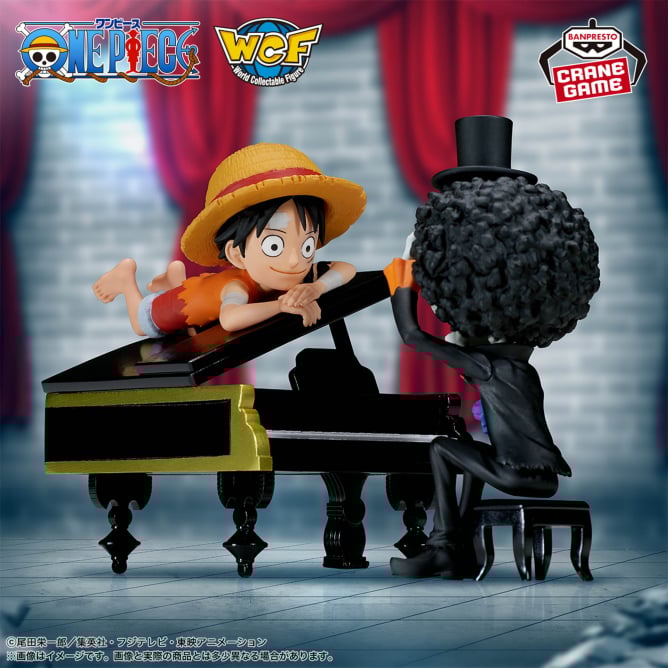 ONE PIECE World Collectable Figure Log Stories - Monkey D. Luffy & Brook "I see...!!! Is he doing well...!!!"
