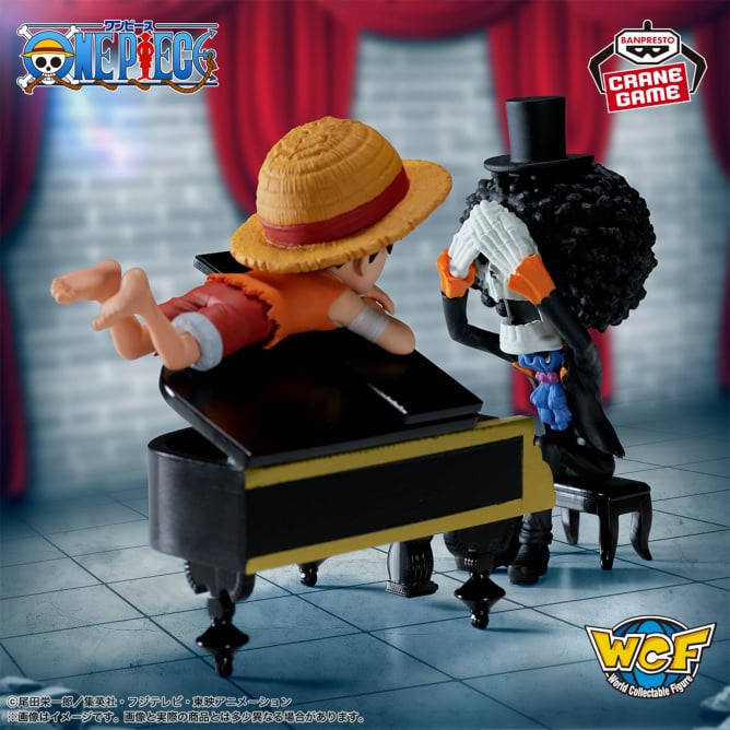 ONE PIECE World Collectable Figure Log Stories - Monkey D. Luffy & Brook "I see...!!! Is he doing well...!!!"