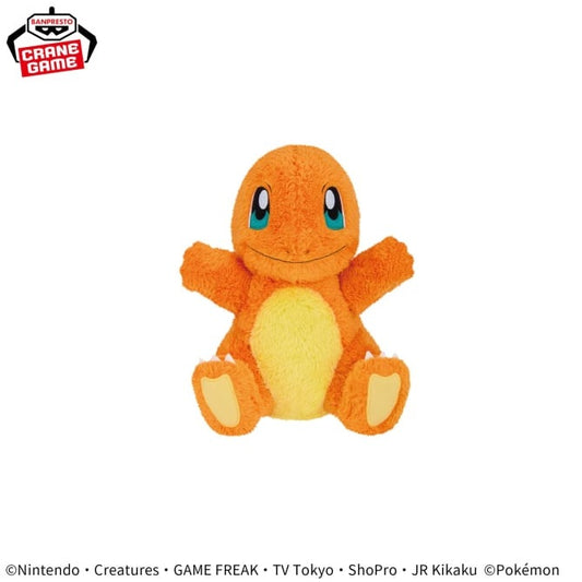 Pokémon Mofugutto Heartwarming Plush Toy - Charmander・Fennekin - Charmander