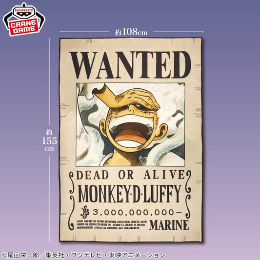 ONE PIECE - Monkey D. Luffy - Bounty Poster Blanket
