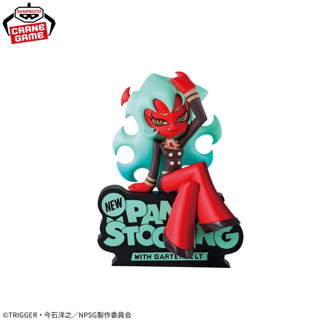 New PANTY & STOCKING with GARTERBELT - Monitor Top Figure - Scanty and Kneesocks - Scanty