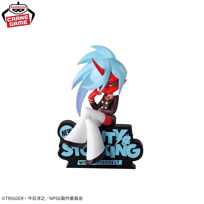 New PANTY & STOCKING with GARTERBELT - Monitor Top Figure - Scanty and Kneesocks - Kneesocks