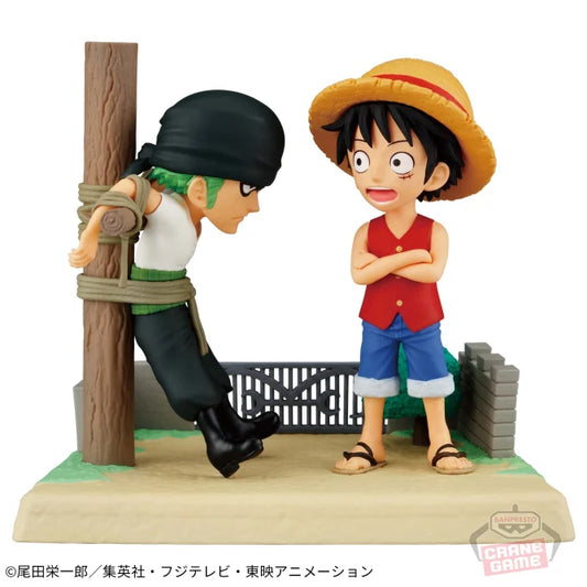 ONE PIECE - World Collectible Figure Log Stories - Monkey D Luffy & Roronoa Zoro - | animota