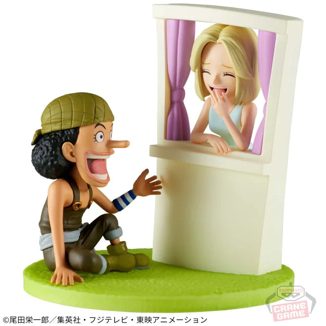 ONE PIECE - World Collectable Figure - Log Stories - Usopp＆ Kaya | animota