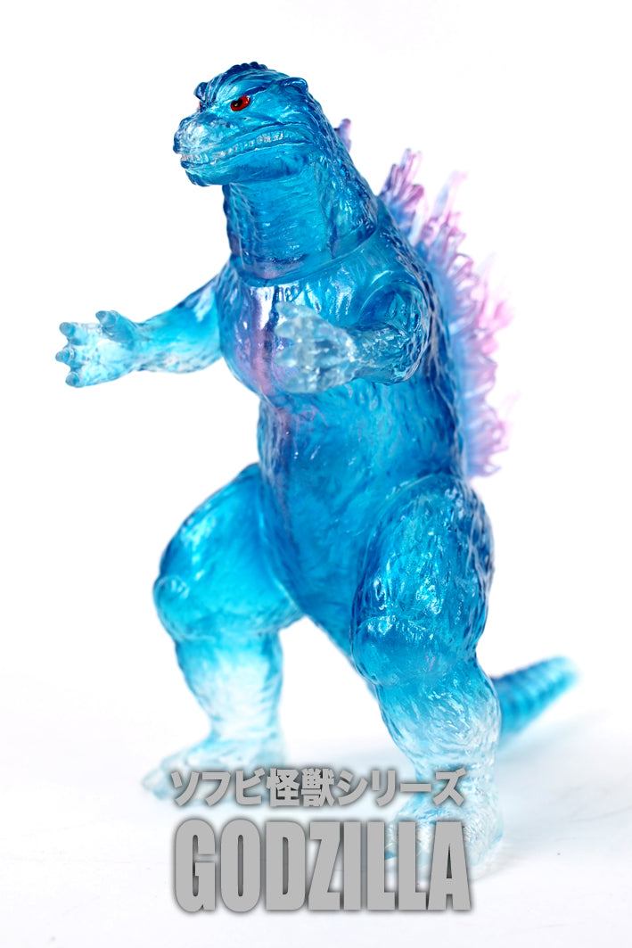 CCP Middle Size Series Vol.40 Godzilla (1999) Standard Clear Blue Ver. Complete Figure