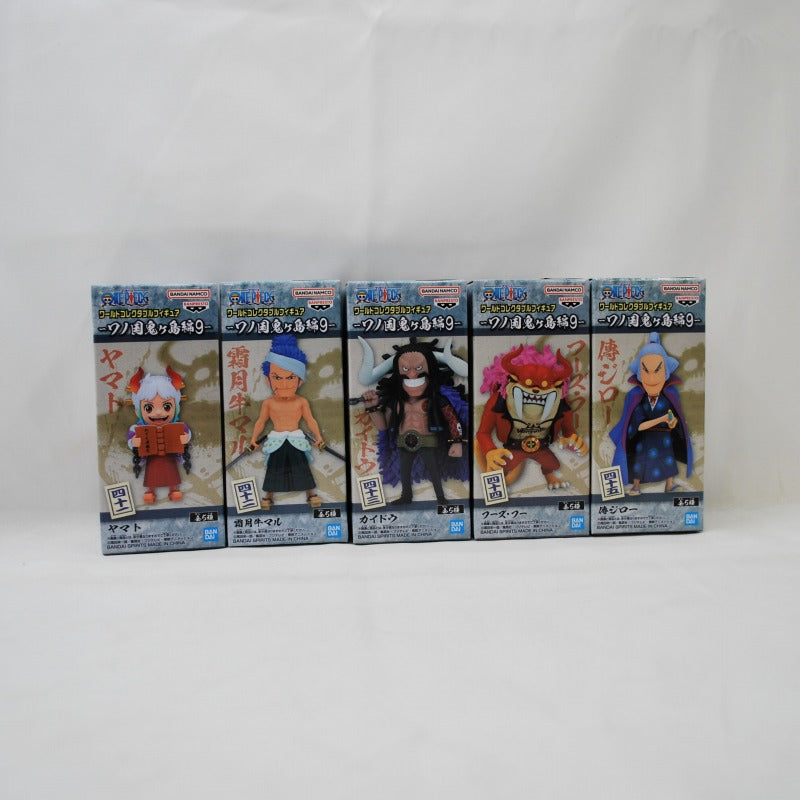 ONE PIECE World Collectable Figure Wano Country Onigashima Arc9 5 kinds of set, animota