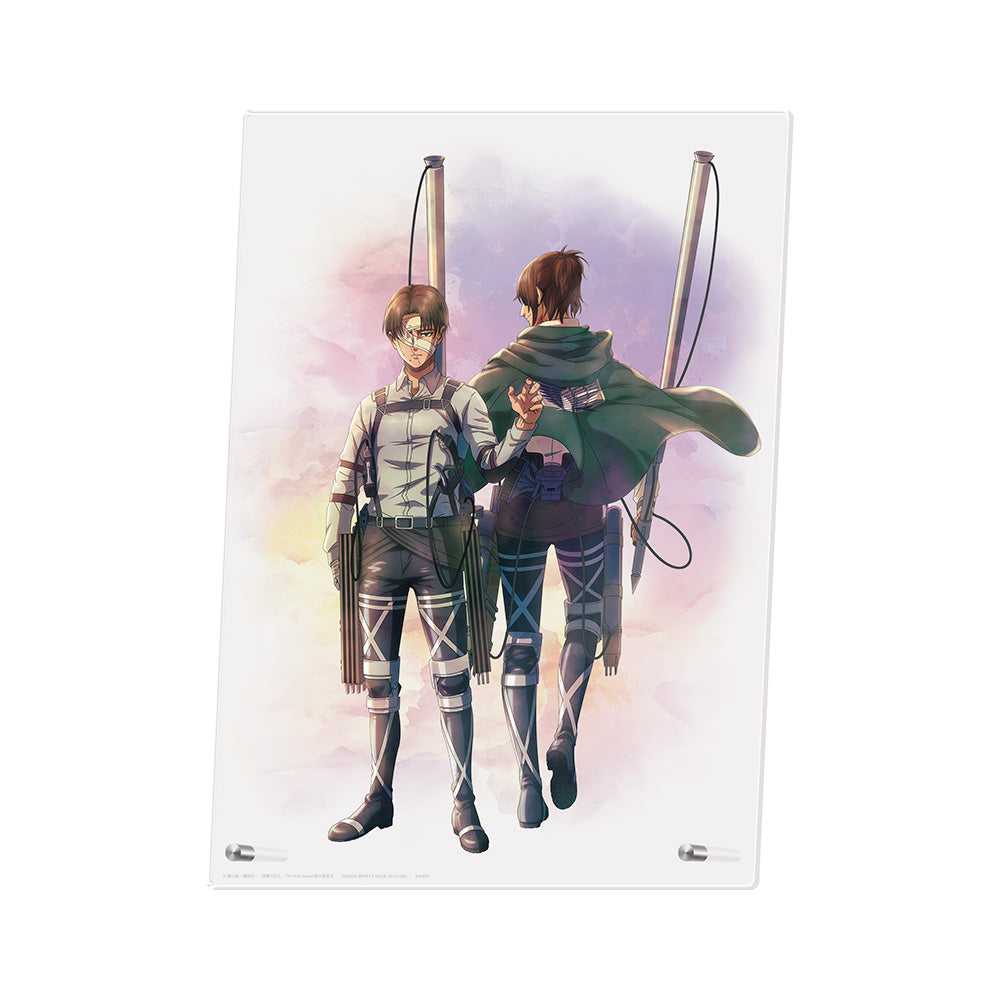 Attack on Titan - The Rumbling - Acryl Board -Dedicate your heart! [Ichiban-Kuji Prize E] (Re-release), Collectibles, animota