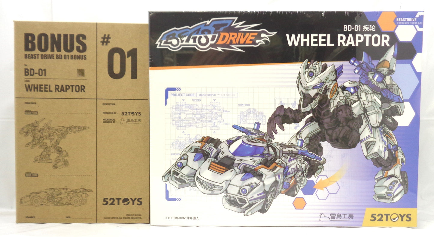 BEASTDRIVE BD-01 WHEEL RAPTOR Ver. with Bonus Armor., Action & Toy Figures, animota