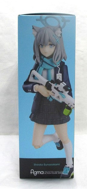 figma 567 Shiroko Sandwolf Bonus with “closed eyes shy face” (Blue Archive), Action & Toy Figures, animota
