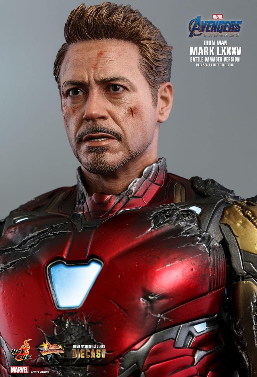 Movie Masterpiece DIECAST Endgame Iron Man Mark. 85 (Battle Damaged Ver.) | animota