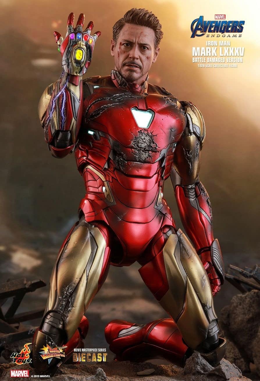 Movie Masterpiece DIECAST Endgame Iron Man Mark. 85 (Battle Damaged Ver.) | animota