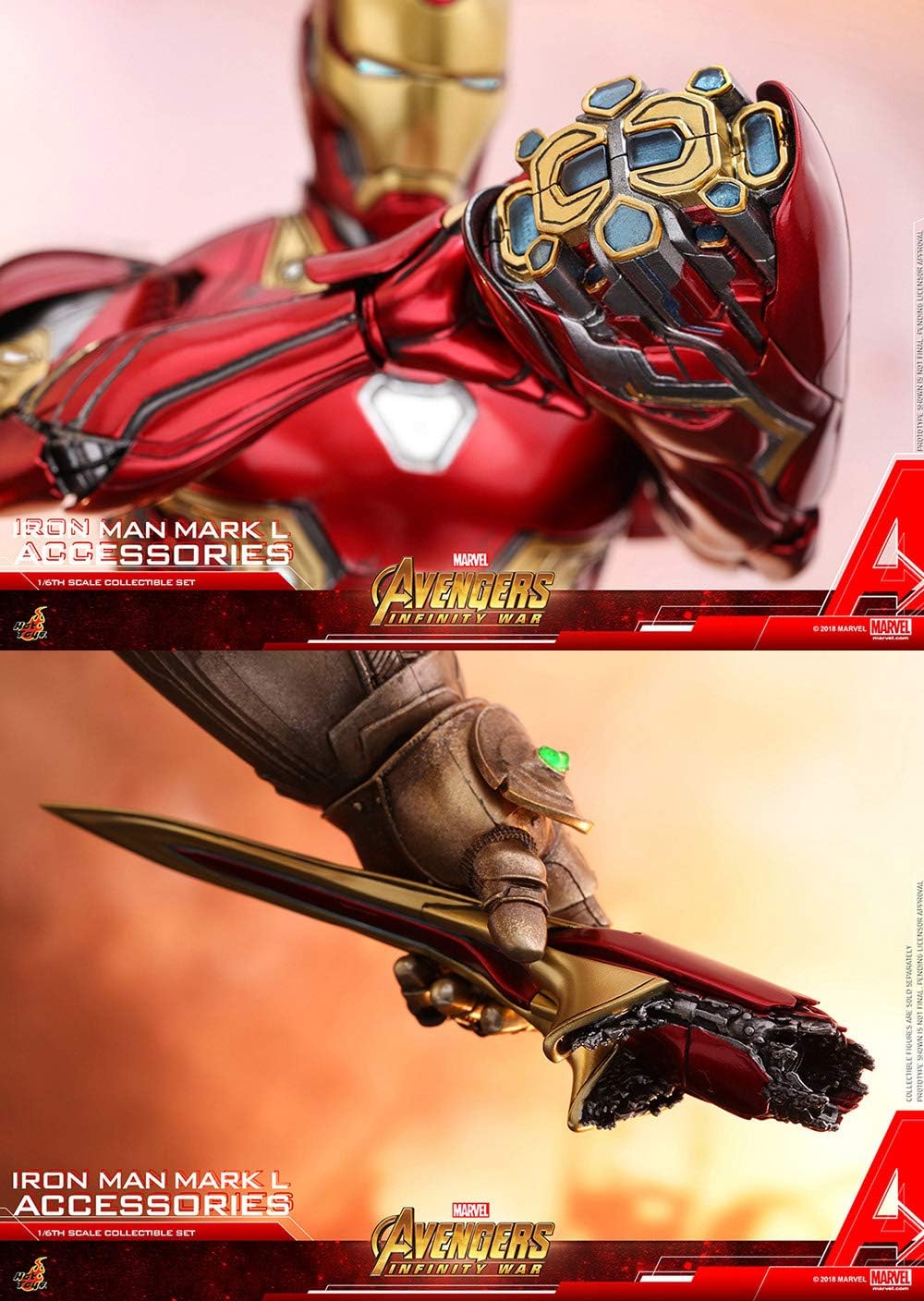 Avengers: Infinity War 1/6 Figure Accessory Iron Man 50