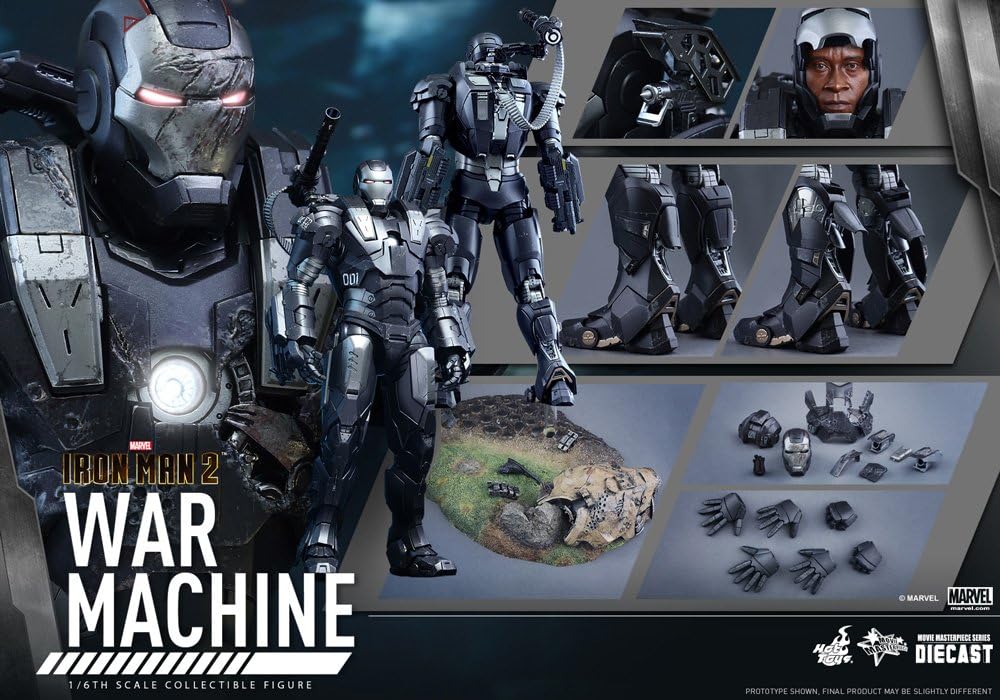 Movie Masterpiece DIECAST "Iron Man 2" 1/6 War Machine | animota