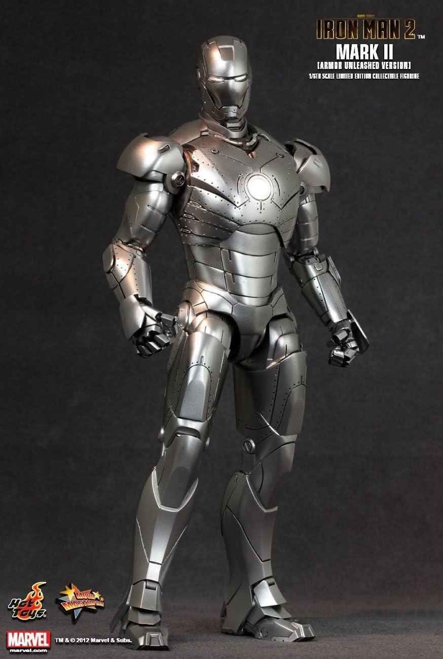 Movie Masterpiece - Iron Man 2 1/6 Figure: Iron Man Mark 2 (Armor Unleashed Edition) | animota