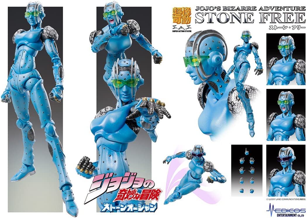 Super Action Statue - JoJo's Bizarre Adventure Part.VI 66. Stone Free (Hirohiko Araki Specified Color) | animota