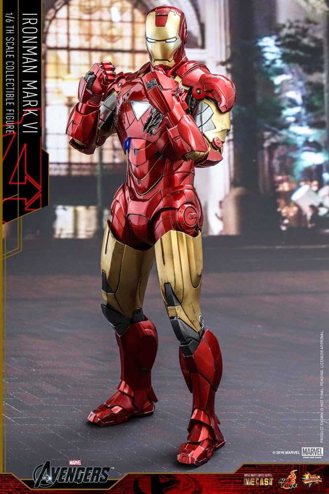 Movie Masterpiece DIECAST "The Avengers: Age of Ultron" 1/6 Figure Iron Man Mark 6 | animota