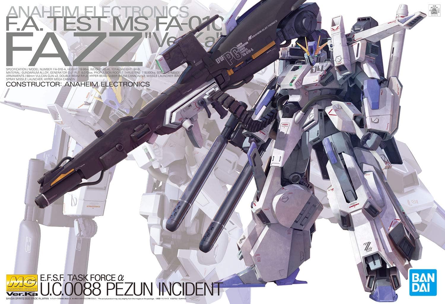 1/100 MG "Gundam Sentinel" FAZZ Ver. Ka | animota