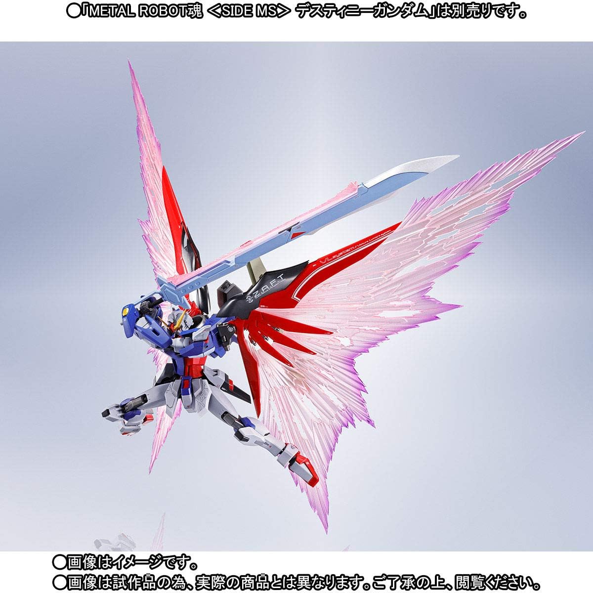 METAL Robot Spirits -SIDE MS- Mobile Suit Gundam SEED DESTINY Destiny Gundam Light Wings & Effect Set [Tamashii Web Shoten Exclusive] | animota