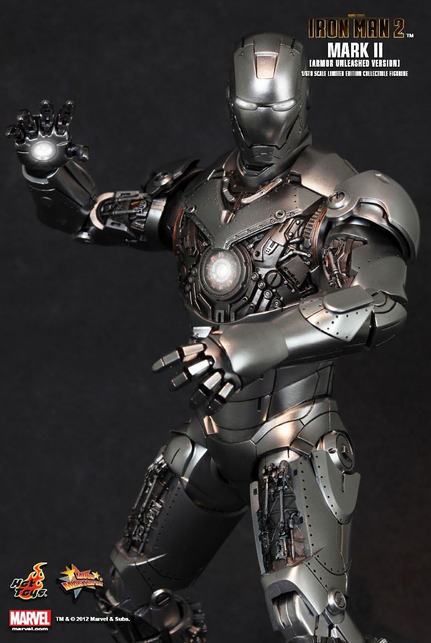 Movie Masterpiece - Iron Man 2 1/6 Figure: Iron Man Mark 2 (Armor Unleashed Edition) | animota