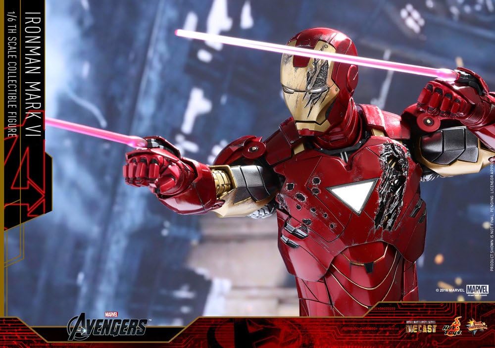 Movie Masterpiece DIECAST "The Avengers: Age of Ultron" 1/6 Figure Iron Man Mark 6 | animota