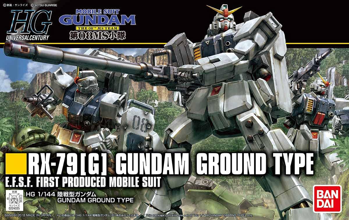1/144 HGUC "Mobile Suit Gundam The 08th MS Team" Gundam Ground Type | animota