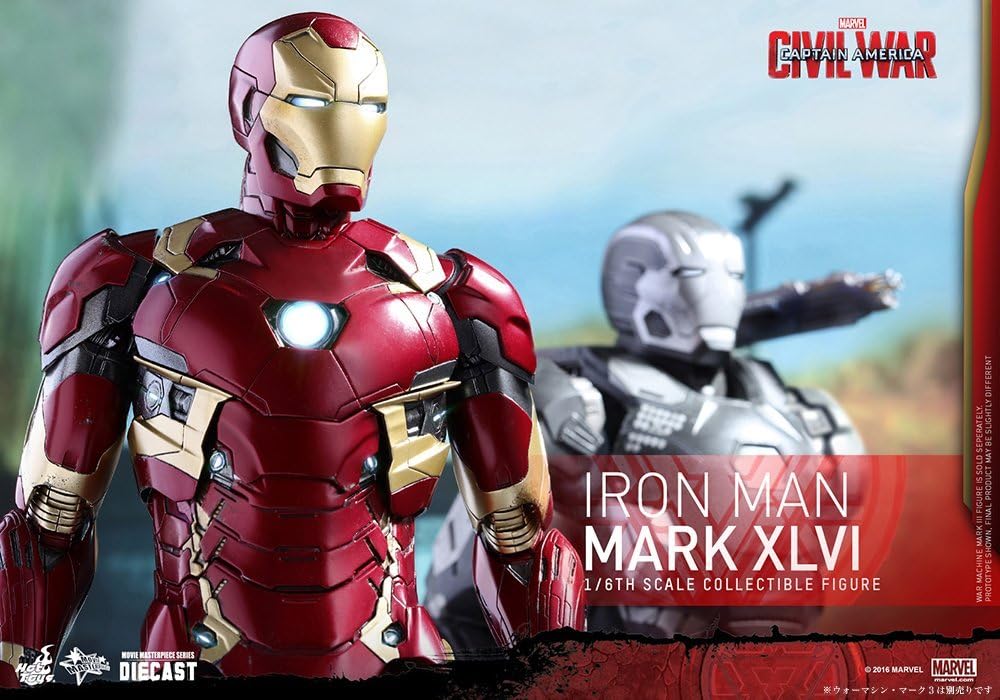 Movie Masterpiece DIECAST "Civil War" 1/6 Iron Man Mark 46 | animota