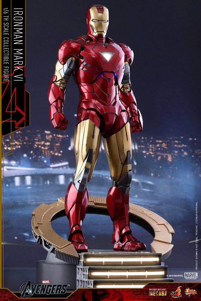 Movie Masterpiece DIECAST "The Avengers: Age of Ultron" 1/6 Figure Iron Man Mark 6 | animota