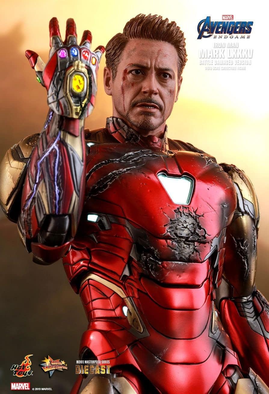 Movie Masterpiece DIECAST Endgame Iron Man Mark. 85 (Battle Damaged Ver.) | animota