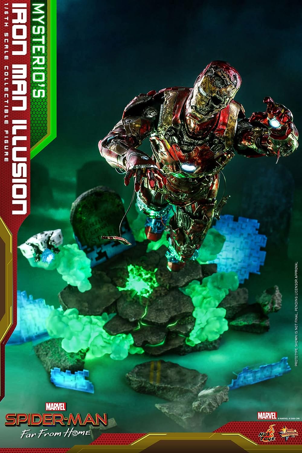 Movie Masterpiece "Spider-Man: Far From Home" 1/6 Scale Figure Iron Man (Zombie Edition) [Toy Sapiens Exclusive] | animota