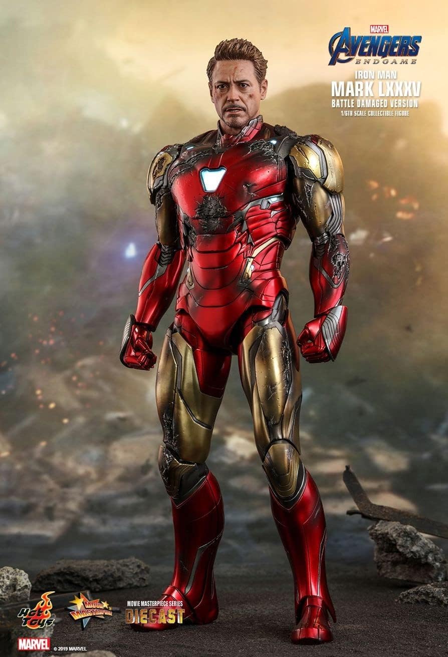 Movie Masterpiece DIECAST Endgame Iron Man Mark. 85 (Battle Damaged Ver.) | animota