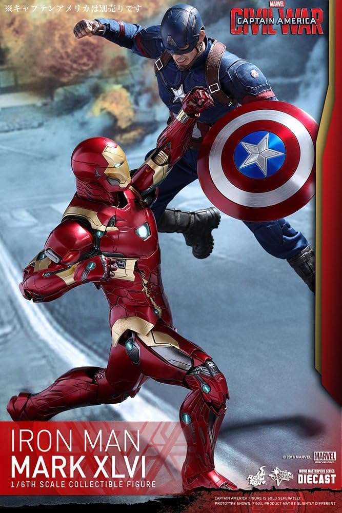 Movie Masterpiece DIECAST "Civil War" 1/6 Iron Man Mark 46 | animota