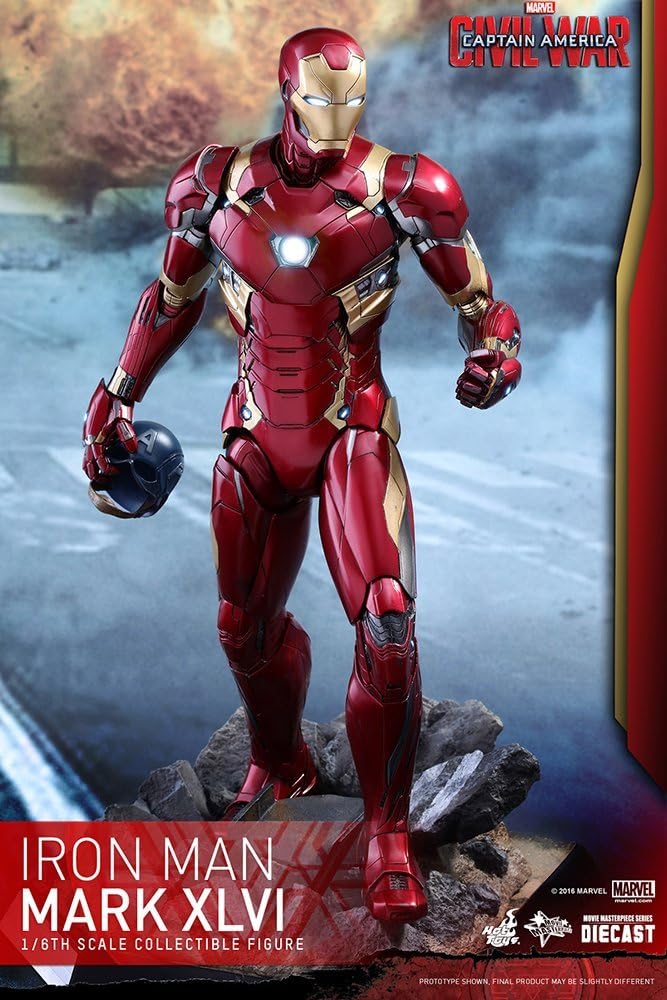 Movie Masterpiece DIECAST "Civil War" 1/6 Iron Man Mark 46 | animota