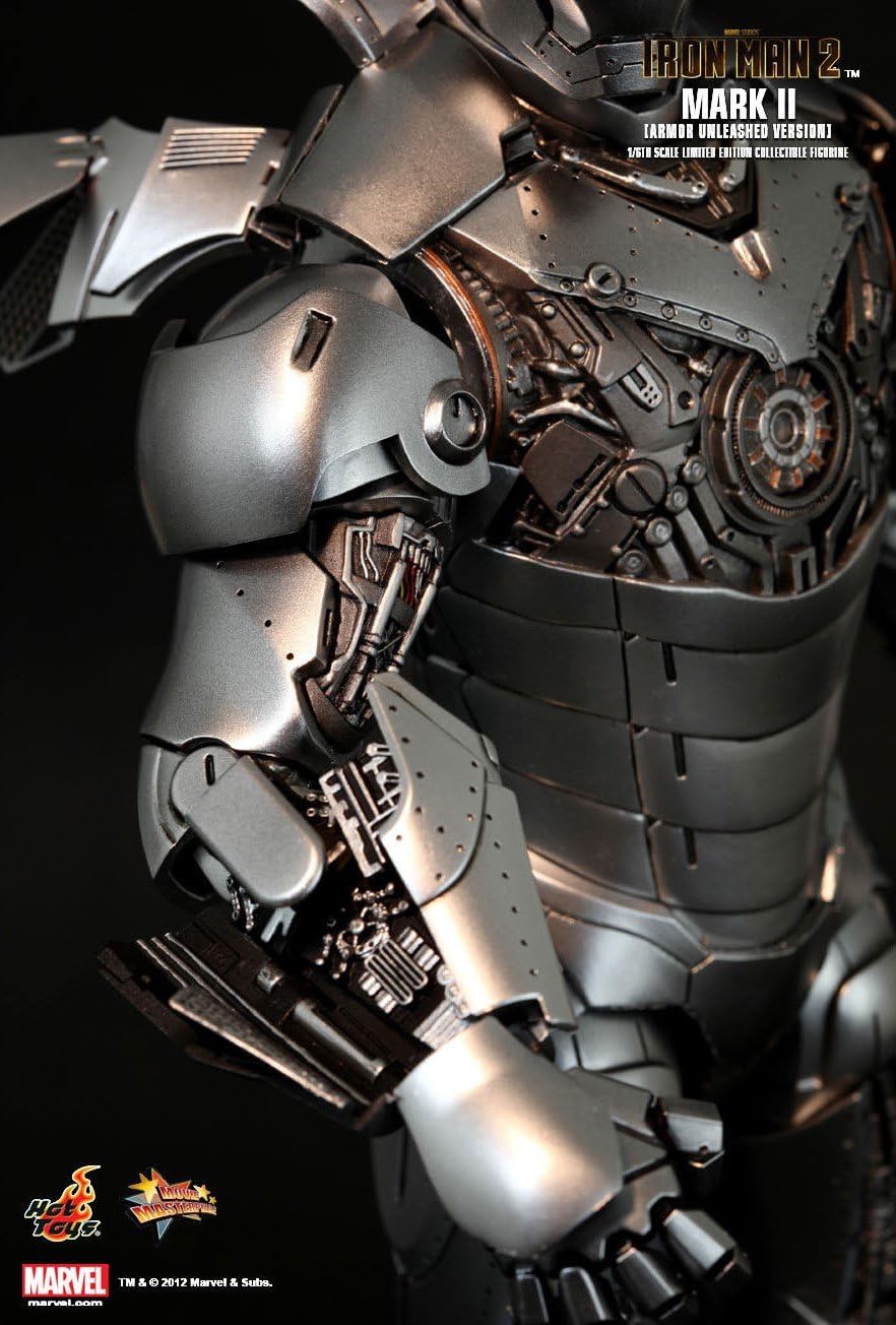 Movie Masterpiece - Iron Man 2 1/6 Figure: Iron Man Mark 2 (Armor Unleashed Edition) | animota