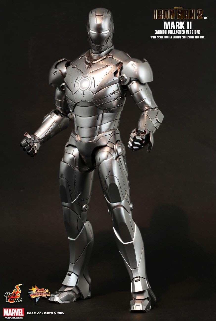 Movie Masterpiece - Iron Man 2 1/6 Figure: Iron Man Mark 2 (Armor Unleashed Edition) | animota